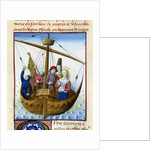 The queen Iseult releases Tristan and they board towards the kingdom of Logres by Anonymous