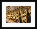Grand Palace Complex, Wat Phra Kaew Temple (Temple of the Emerald Buddha), decorations with Garuda and Nagas statues by Anonymous