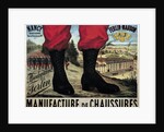 Poster for the manufacture of military shoes boots Ferlin-Maubon by Anonymous