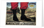 Poster for the manufacture of military shoes boots Ferlin-Maubon by Anonymous