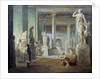 The room of seasons in the Louvre Museum by Hubert Robert