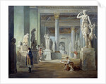 The room of seasons in the Louvre Museum by Hubert Robert