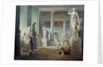 The room of seasons in the Louvre Museum by Hubert Robert