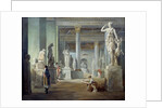 The room of seasons in the Louvre Museum by Hubert Robert