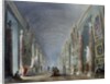 The Grand Hall of the Louvre by Hubert Robert