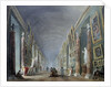 The Grand Hall of the Louvre by Hubert Robert