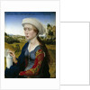 Mary Magdalene from the Triptych of the Braque Family by Rogier van der Weyden