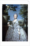 Portrait of Marie Louise of Parma, Princess of Asturias by Anton Raphael Mengs