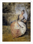 The Anxious Lover by Jean Antoine Watteau