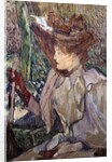 Portrait of Honorine Platzer (Woman with Gloves) by Henri de Toulouse-Lautrec