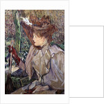 Portrait of Honorine Platzer (Woman with Gloves) by Henri de Toulouse-Lautrec