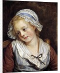 Portrait of a young girl by Jean-Baptiste Greuz