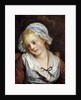 Portrait of a young girl by Jean-Baptiste Greuz