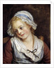 Portrait of a young girl by Jean-Baptiste Greuz