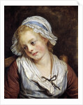Portrait of a young girl by Jean-Baptiste Greuz