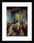 Institution of the Order of the Holy Spirit by Henry III by Louis Michel van Loo