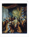 Institution of the Order of the Holy Spirit by Henry III by Louis Michel van Loo