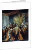 Institution of the Order of the Holy Spirit by Henry III by Louis Michel van Loo