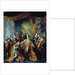 Institution of the Order of the Holy Spirit by Henry III by Louis Michel van Loo
