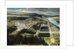 View of the castle and garden of Saint Cloud by Etienne Allegrain