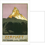 Zermatt, Matterhorn, Switzerland by Anonymous