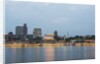 View of Elbe River and St. Pauli Landungsbrucken from Stage Theatre Hamburg by Anonymous