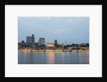 View of Elbe River and St. Pauli Landungsbrucken from Stage Theatre Hamburg by Anonymous