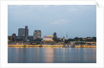 View of Elbe River and St. Pauli Landungsbrucken from Stage Theatre Hamburg by Anonymous