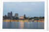 View of Elbe River and St. Pauli Landungsbrucken from Stage Theatre Hamburg by Anonymous