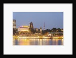View of Elbe River and St. Pauli Landungsbrucken from Stage Theatre Hamburg by Anonymous