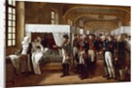 Napoleon Visiting the Infirmary of Invalides on 11th February 1808 by Alexandre Veron Bellecourt