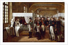 Napoleon Visiting the Infirmary of Invalides on 11th February 1808 by Alexandre Veron Bellecourt