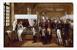 Napoleon Visiting the Infirmary of Invalides on 11th February 1808 by Alexandre Veron Bellecourt