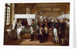 Napoleon Visiting the Infirmary of Invalides on 11th February 1808 by Alexandre Veron Bellecourt