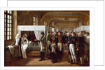 Napoleon Visiting the Infirmary of Invalides on 11th February 1808 by Alexandre Veron Bellecourt