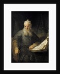 Apostle Paul by Rembrandt van Rijn