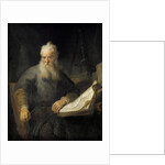 Apostle Paul by Rembrandt van Rijn