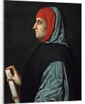 Portrait of Italian poet Petrarch by Anonymous