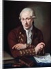 Portrait of Danish composer Thomas Christian Walter by Angelo Crescimbeni