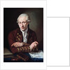 Portrait of Danish composer Thomas Christian Walter by Angelo Crescimbeni