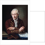 Portrait of Danish composer Thomas Christian Walter by Angelo Crescimbeni