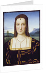 Portrait of Elisabetta Gonzaga by Raphael