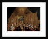 Initiation ceremony in a Viennese Masonic Lodge by Anonymous