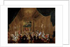 Initiation ceremony in a Viennese Masonic Lodge by Anonymous
