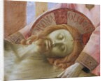 Detail of the Head of the Dead Christ by Fra Angelico