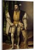 Portrait of Emperor Charles V with His Dog by Jakob Seisenegger