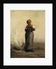 The Stubble Burner by Jean-Francois Millet
