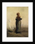 The Stubble Burner by Jean-Francois Millet