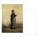 The Stubble Burner by Jean-Francois Millet