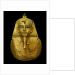 Egyptian Antiquity : gold head of pharaoh by Anonymous